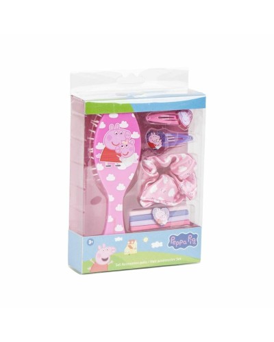 Kampaustarvikkeet Peppa Pig Pinkki 5 Kappaletta