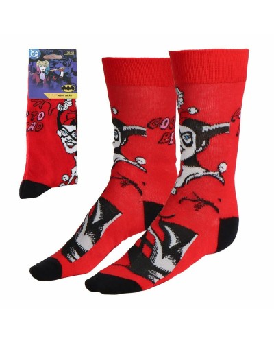 Strumpor Batman Harley Quinn Röd 36-43