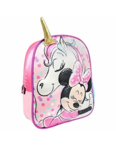 3D Lasten laukku Minnie Mouse Pinkki 25 x 31 x 10 cm