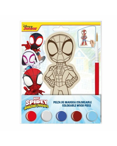 Craft Set Spidey Wood 14 x 18 x 5 cm