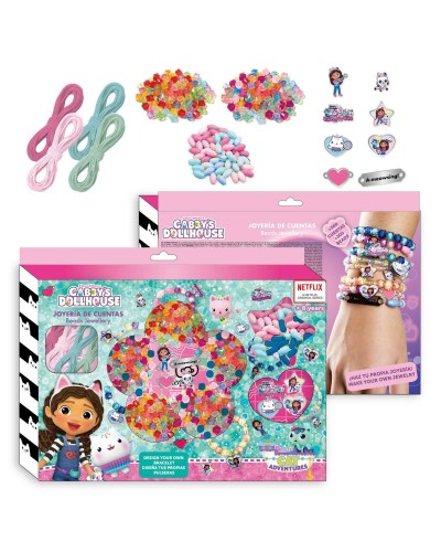 Ranneke- ja kaulakoruaskartelusetti Gabby's Dollhouse Monivärinen