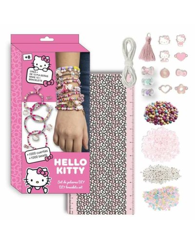 Kit Creación de Pulseras y Collares Hello Kitty Rosa