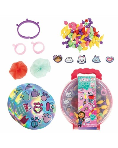 Kit per Creare Braccialetti e Collane Gabby's Dollhouse Multicolore