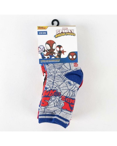 Strumpor Spidey Blå 31-34 5 par