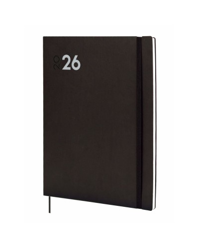 Diary Finocam Black 21 x 27 cm