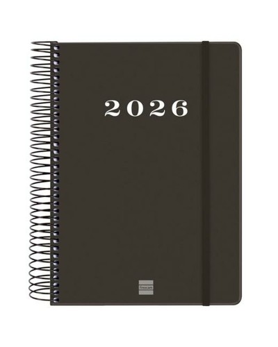 Agenda Finocam MY Negro A5 15,5 x 21,2 cm 2026