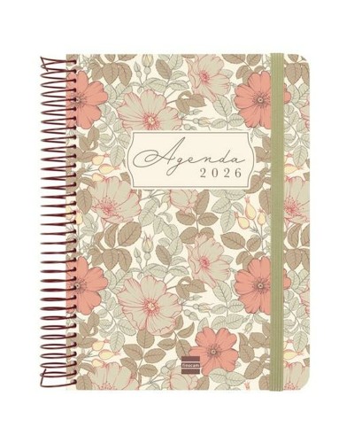 Agenda Finocam CLOE A5 15,5 x 21,2 cm Marron 2026