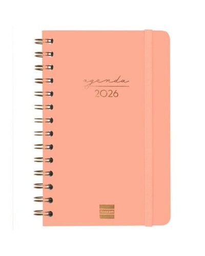 Agenda Finocam ALMA Coral 11,7 x 18,1 cm