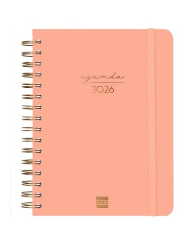 Agenda Finocam Alma Koraal A5 15,5 x 21,2 cm 2026