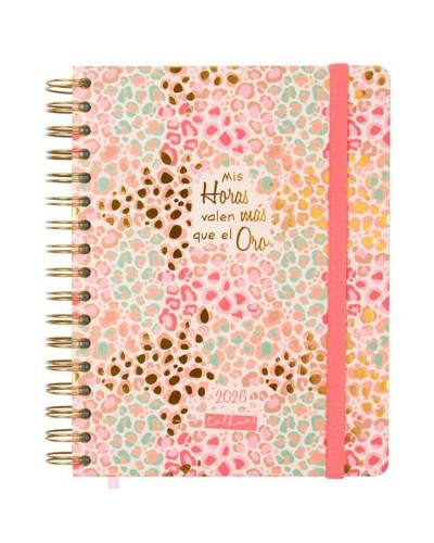 Agenda Finocam TALKUAL A5 15,5 x 21,7 cm Doré 2026