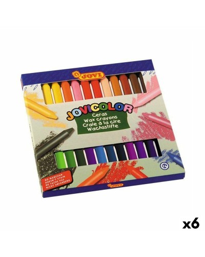 Tjocka färgpennor Jovi JOVICOLOR Multicolour 24 Delar (6 antal)