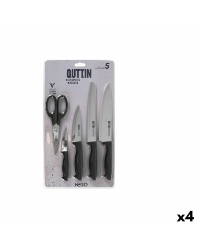 Keittiösarja Quttin Nero Musta 5 Kappaletta (4 osaa)