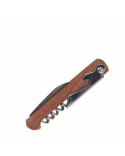 Tire-bouchon Excellent Houseware en Bois et Acier Inoxydable - Outil Essentiel pour les Amateurs de Vin
