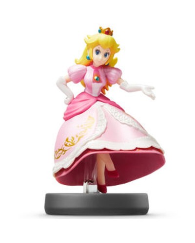 Figurine de collection Nintendo Smash Bros : Peach, 10 cm, en PVC, multicolore
