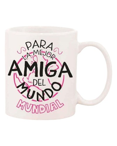 Roymart Mug "PARA LA MEJOR AMIGA", White, Ceramic
