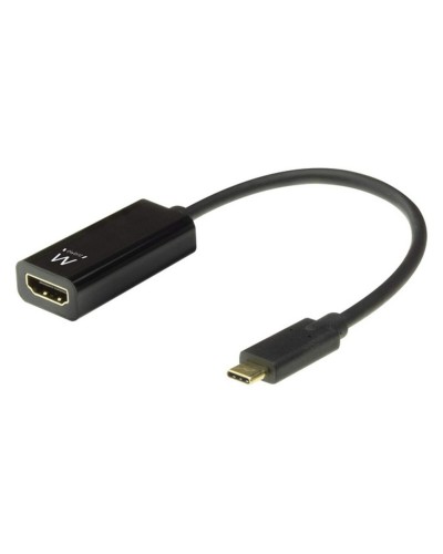 USB-C - HDMI Adapteri Ewent EW9823 Musta 15 cm 4K Ultra HD (1 osaa)