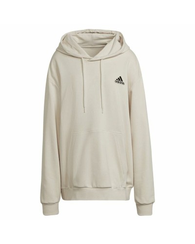 Adidas Sweat Homme Essentials Feelcomfy Beige - Capuche et Confort
