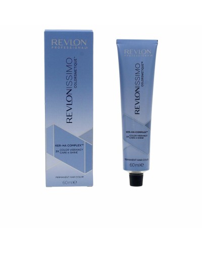 Revlon Revlonissimo Colorsmetique 6.12: Ash Iridescent Blonde - Permanent Hair Color 60ml
