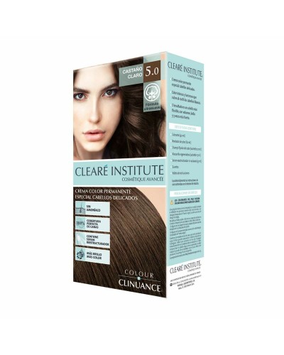 Pysyvä värivoide Clearé Institute Colour Clinuance Nº 5.0-castaño claro