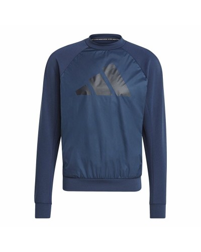 Miesten huputon collegepaita Adidas Fabric Block