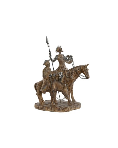 Statue Décorative d'Intérieur ESPRIT | Naturel Argenté | Résine | 20,5 x 13 x 26 cm
