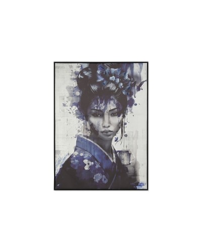 ESPRIT Blue and Black Painting 103 x 143 cm - Modern Oriental Wall Decoration
