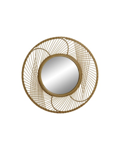 Esprit Tropicale wall mirror natural 70 x 70 cm in exotic style
