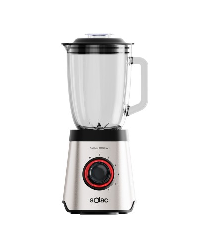 Solac BV5733 PRO Batidora de Vaso Potente 2000W, 1.75L, Transparente
