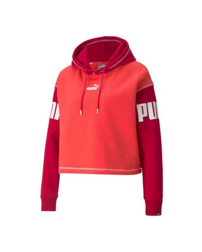 Naisten huppari Puma Power Fl Punainen
