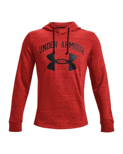 Tröja med huva Herr Under Armour Rival Terry Röd