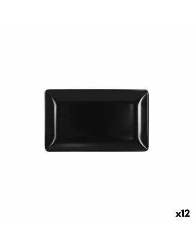 Plateau Apéritif Mediterránea Gris Foncé, 25x15x2 cm (12 Unités)

