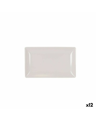 Bandeja de Aperitivo La Mediterránea, Blanca, 25x15x2 cm (Paquete de 12)
