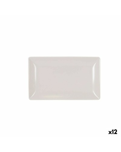 'La Mediterránea White Appetizer Tray, 30 x 20 x 2.5 cm, Pack of 12'
