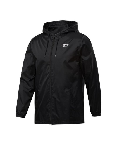 Chaqueta Cortavientos Reebok Classics - Hombre - Ligera y Transpirable
