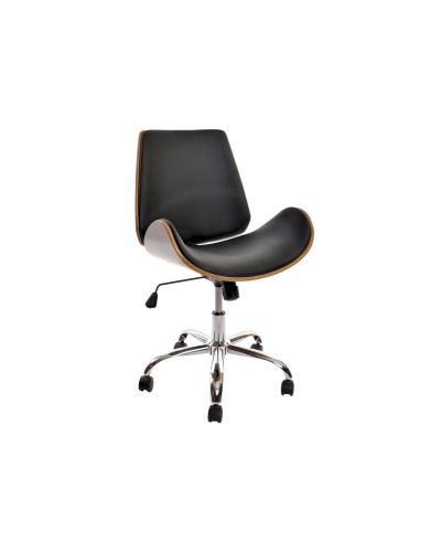 Chair DKD Home Decor Brown/Black/Silver | Modern Design | Height 98 cm | Comfortable Seat
