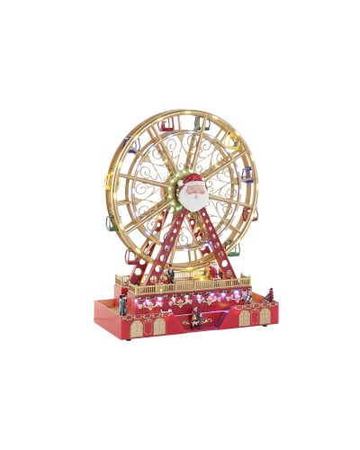 Kerstversiering DKD Home Decor Noria Rood Multicolour Hars Kerstmis 38 x 17 x 49 cm