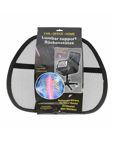Lifetime Lumbar Support 40 x 38 x 15 cm: Back Pain Relief for Correct Posture
