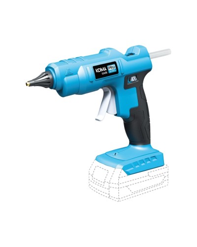 Koma Tools Glue Gun, Blue Black, 19.5 x 6.8 x 19.4 cm
