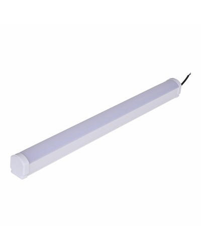 EDM 31406 Steckdosenleiste, 60 cm, 18 W, Weißes LED-Licht (6400K)

