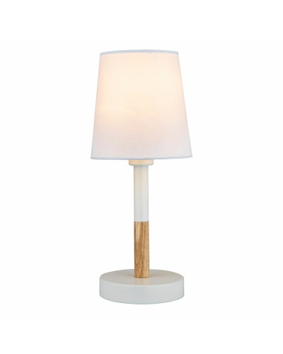 Bureaulamp EDM 32016 Wit Hout Staal 40 W 220-240 V Ø 13 x 32 cm