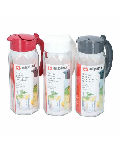 Alpina Cristallo Transparent Glass Carafe 1.5 L
