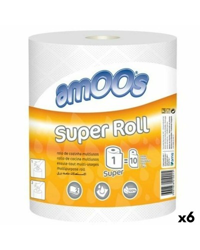Essuie-tout Amoos SUper Roll (6 Unités)
