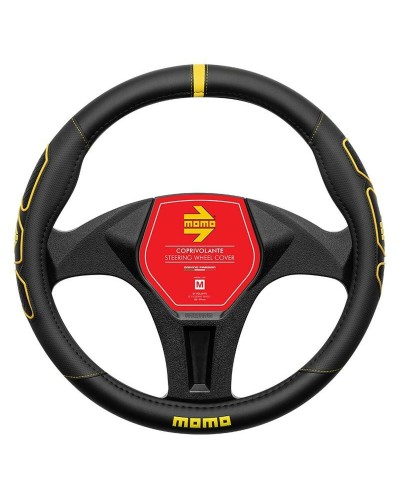 Cache-volant Momo Pro Noir/Jaune Ø 38-39 cm - Protection et Style
