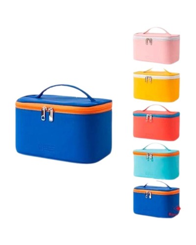 Roymart Colors Love : Trousse de Toilette de Voyage Multicolore 24x14x12cm avec Poignée
