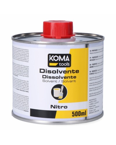 Solvant Koma Tools, 500 ml : Solution professionnelle pour l'élimination de peinture, colle et saleté.
