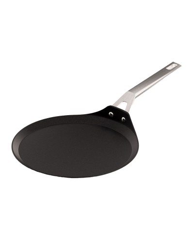Crêpière Valira | Ø 28 cm | Fonte d'Aluminium Noire | Idéale pour des Crêpes Parfaites
