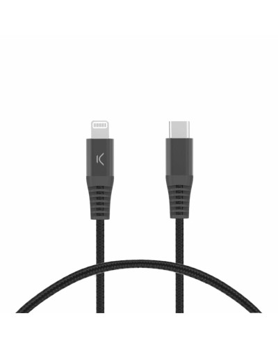 USB-C - Lightning kaapeli KSIX Musta