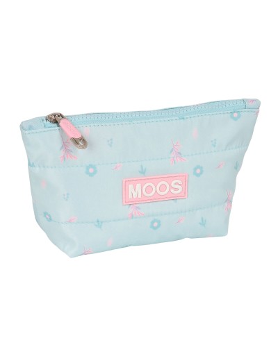 Moos Garden : Trousse de Toilette Enfant Turquoise - 23x12x8cm - École Voyage
