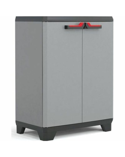 Armoire Keter Stilo Gris | Polypropylène Efficace | Dimensions Compactes 68 x 39 x 90 cm
