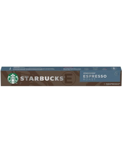 Nespresso STARBUCKS Dark Espresso Kaffeekapseln, 10er Pack
